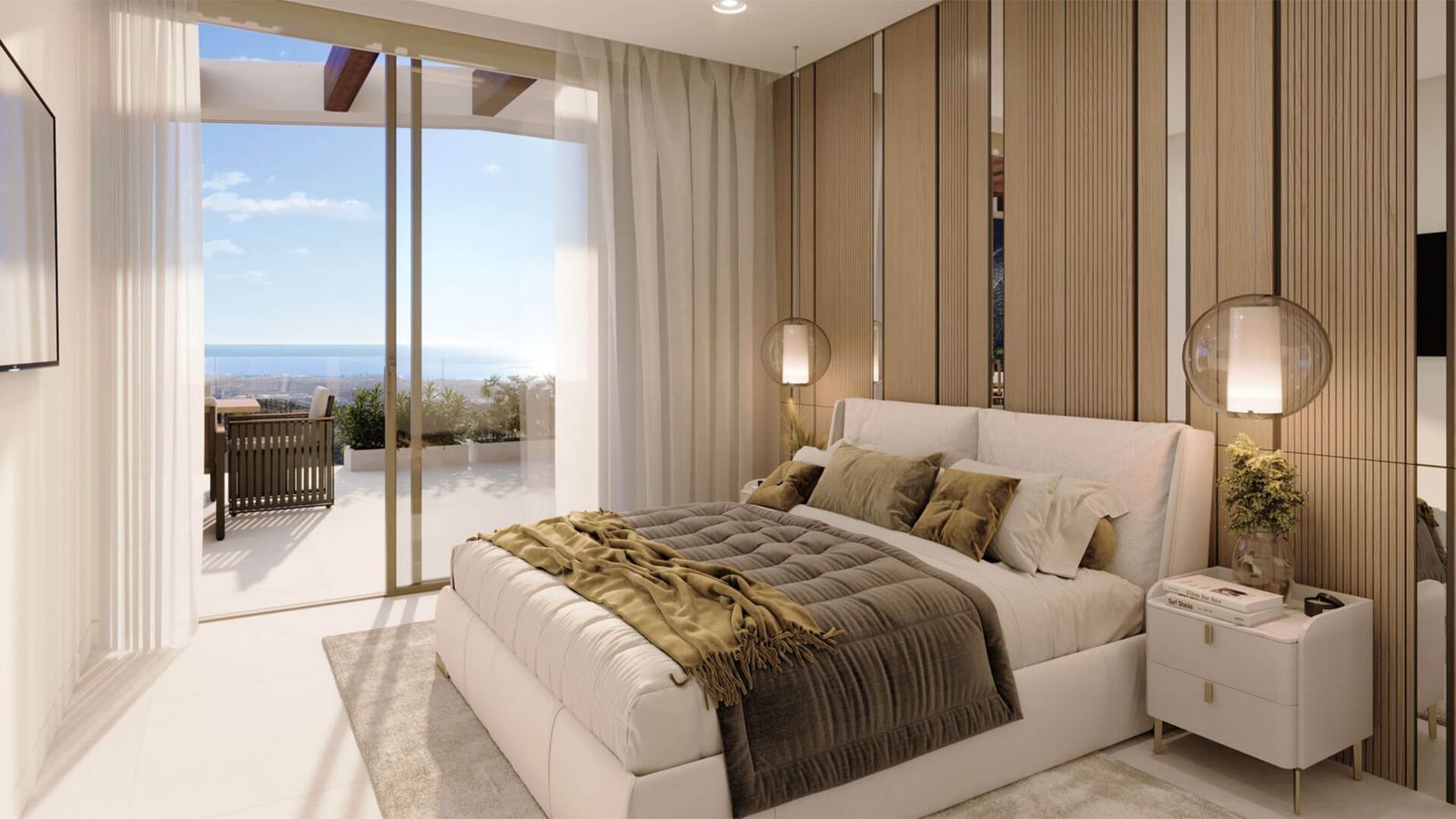08 luxury bedroom balcony sea view