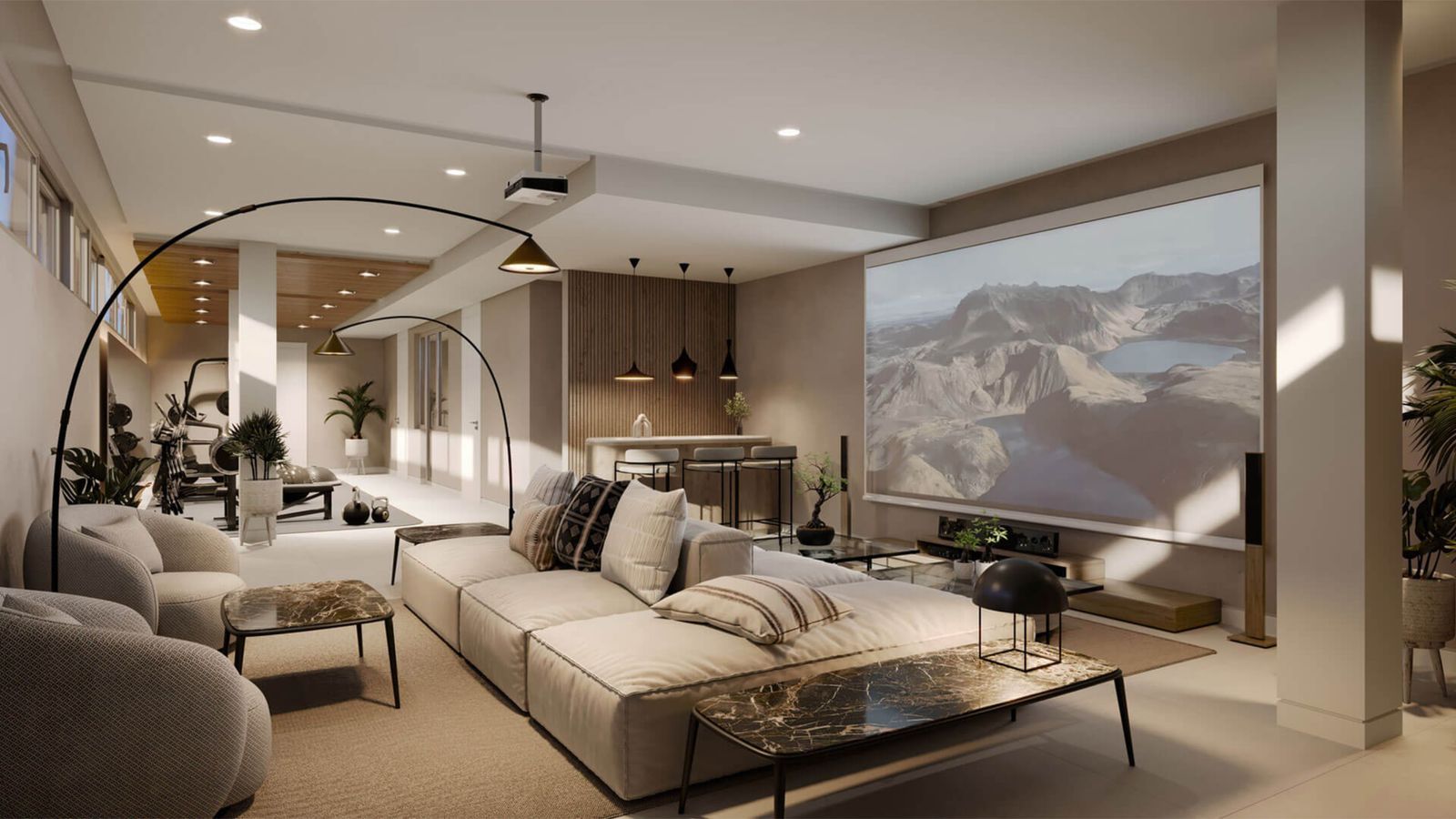 13 modern living room gym